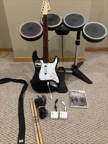 Nintendo wii rock band bundle - nintendo,